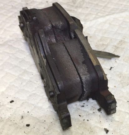 Rear pad, Hawk DTC30, who said the rear brakes on a MINI don’t do anything.