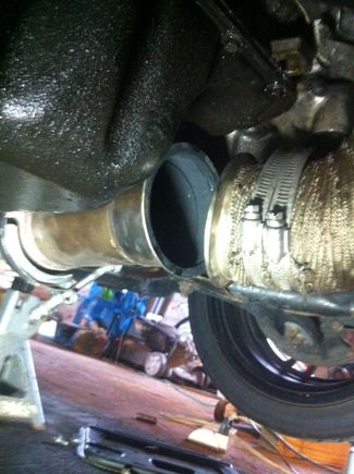 misalignment with Alta 3" exhaust