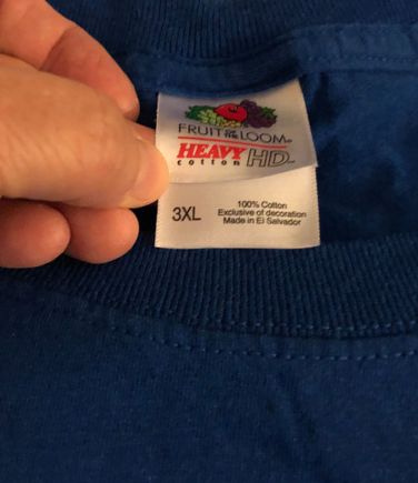 Shirt tag