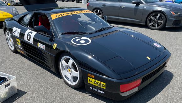 You can spot a Ferrari from a long ways away