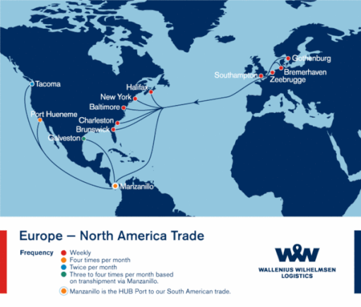 WW Logistics Routes