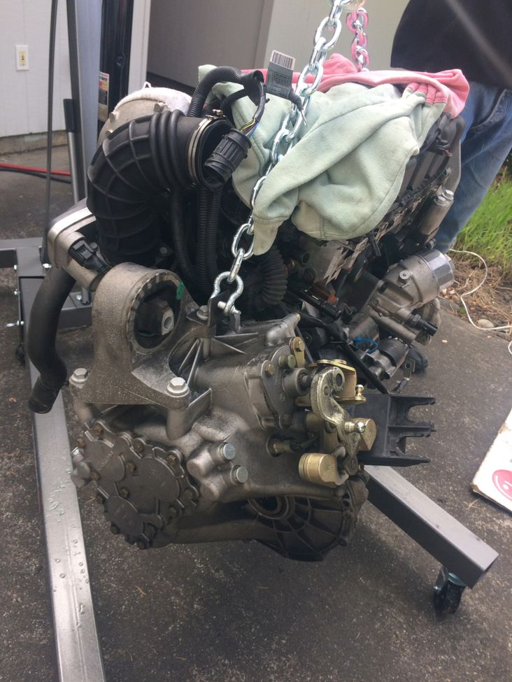 Drivetrain Pulling Engine withOUT engine hoist North American Motoring