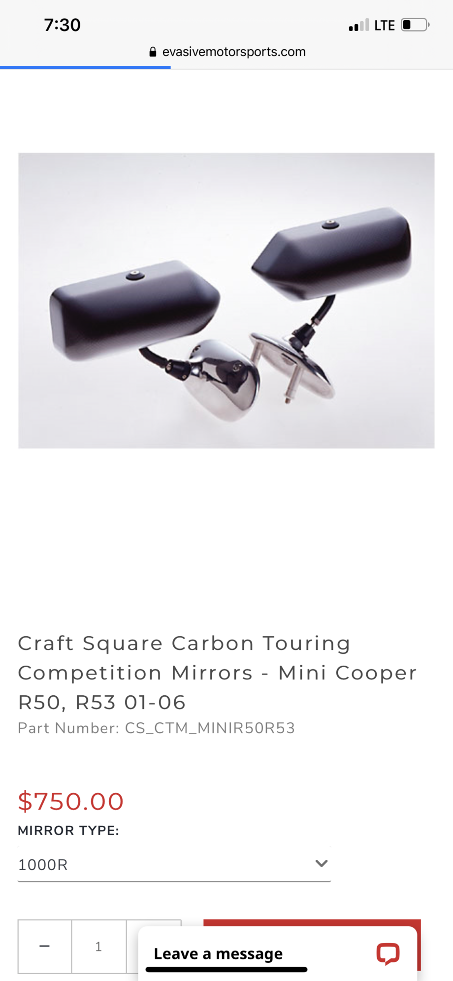 Evasive Motorsports: Craft Square Carbon Touring Competition