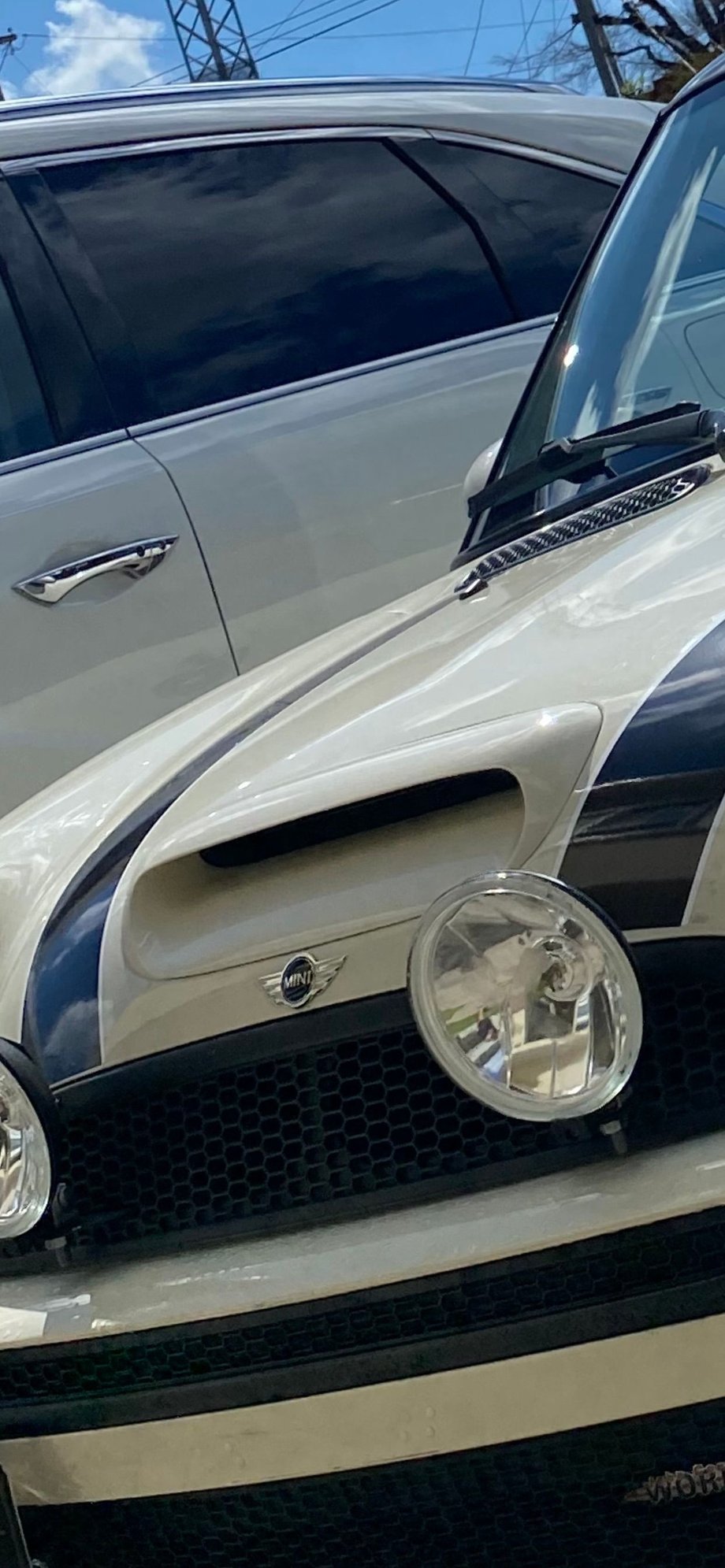 Exterior Body Parts - Leap omicron hood scoop pepper white r53 - Used - 0  All Models - South San Francisco, CA 94080, United States