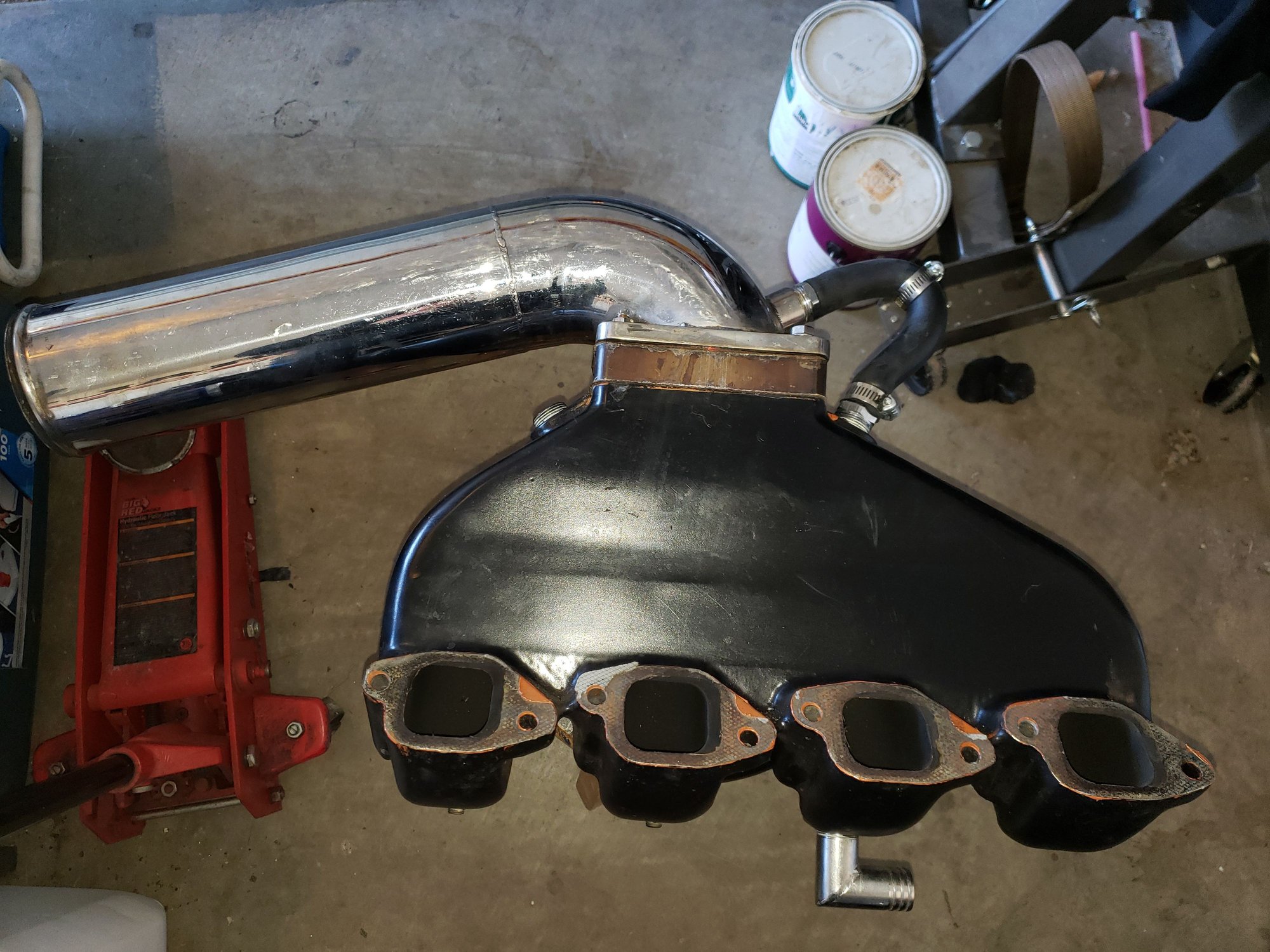 1 EMI Thunder Exhaust Manifold Riser 2 1" Spacers