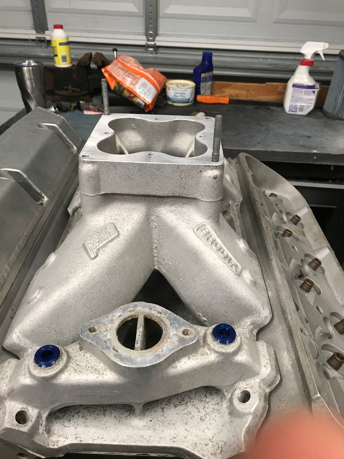 Brodix 2005 tall deck intake manifold fresh water only