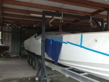 Had to pic it up to repace the bunks. Was spooking me out but went well