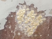 I resized and zoomed in to the pic.  The fuzz cam from using a grinder with a 45 grit flap wheel. 