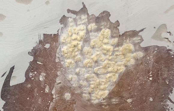 I resized and zoomed in to the pic.  The fuzz cam from using a grinder with a 45 grit flap wheel. 