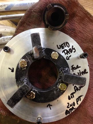I didnt need this it locks the shaft so u can remove 
The lock nut spanner and the hollow bolt below
I used the small impact and it removes it nicely.
