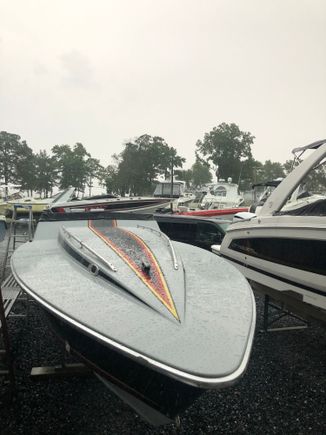 All polishing is done. After 30 years of never seeing wax we got the boat to really pop. New cockpit cover is installed. This afternoon is first test run.  Motors have been completely gone through...injectors cleaned and tuned by Brucato FIS, all new fuel lines, cleaned and serviced all fuel pumps, new thermostats, etc,etc. 