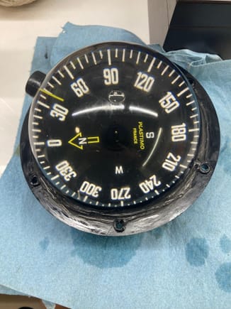 I also finished “rebuilding” my compass today. These things are like $300 new, which is asinine. I used a headlight restorer kit to cut & buff the acrylic. It was so yellowed & hazed you couldn’t see thru it initially. It took about 90 minutes. 