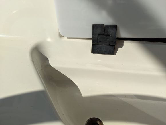 glove box door hinge