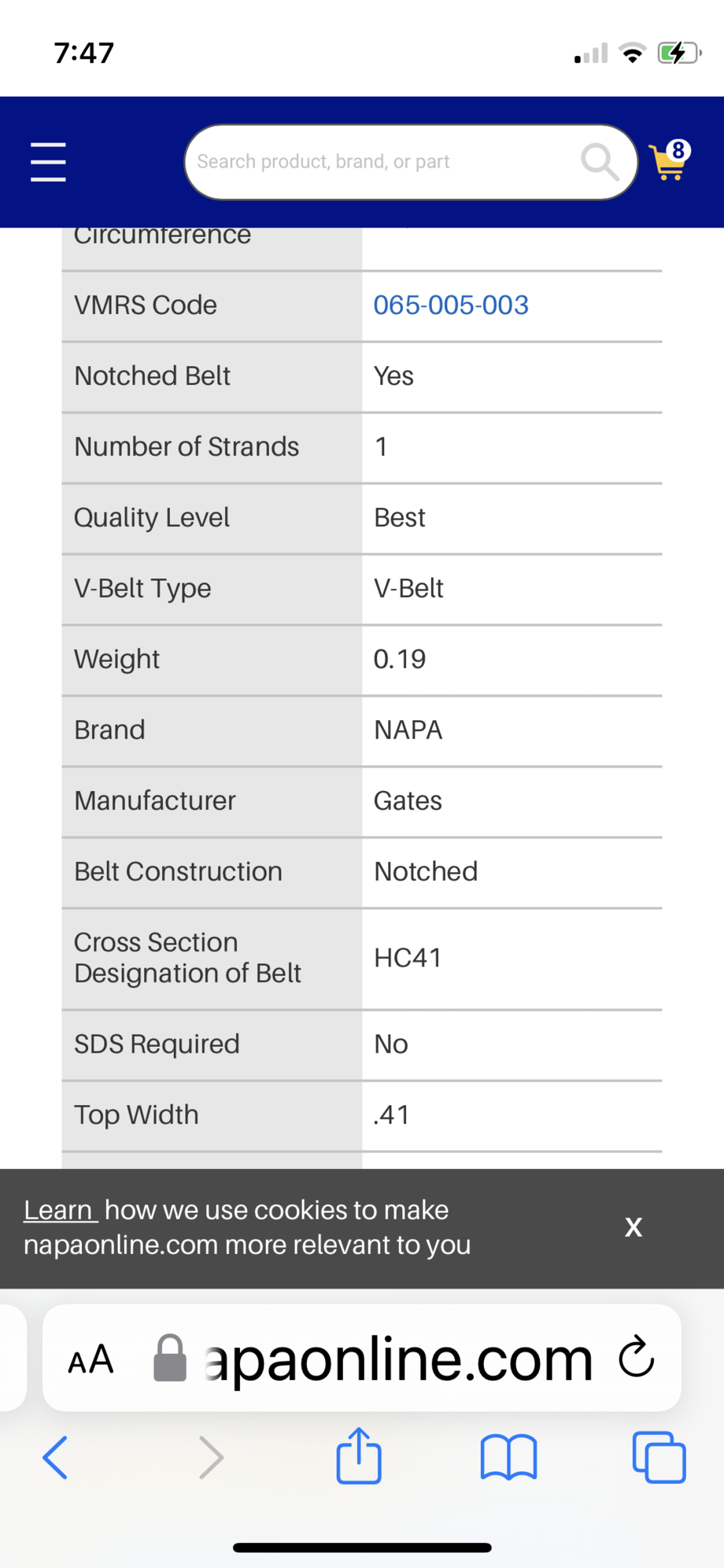Raw water pump belt squeal... Page 2
