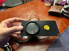 Horn button and fuel gauge (yay don't have to constantly check the fuel cell)