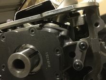 Oil pump tube clamp 