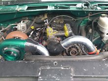 mocking up intake piping