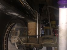 Everything bolted up until i can get the right u bolts!!!