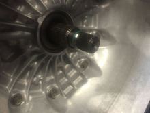 Torque converter housing torqued and cnverter seal installed....