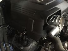 Did little trimming to clear the hose