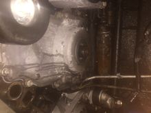 Not quite.... Only been on it about 45 minutes though.... And most of that time has been trying to find a damned drain pan