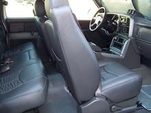 OEM Leather Front/Read Dark Graphite Seats