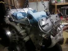 07 4.8 goin in the 99 5 speed... using 01 flywheel