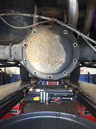 Old cover coming off....