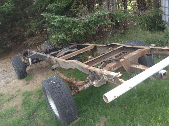 Original chassis , pushed out back