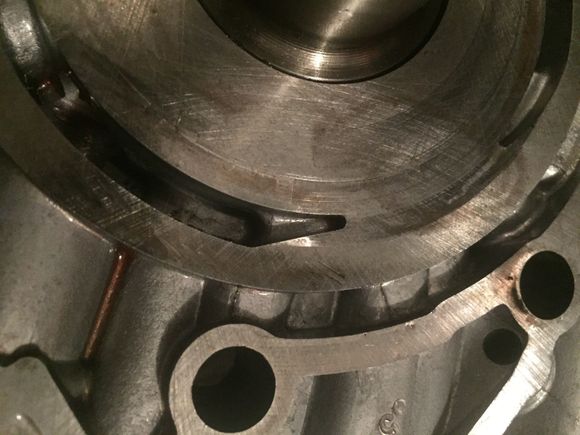 Gouges on stator side of pump arent as bad as i thought....