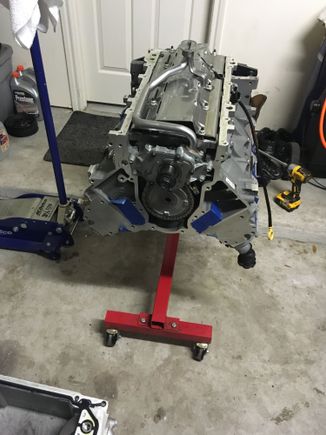 Pulled the Timing Cover, the Pan, the Pickup Tube (gonna have to swap it for the truck Pan and Tube)