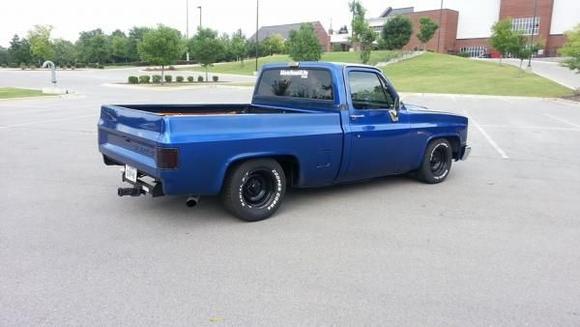 '87 Chevy Truck 4.5/6 drop rear angle