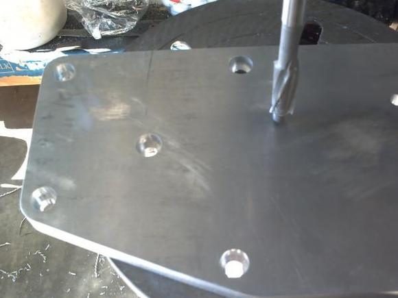 A little counterboring.