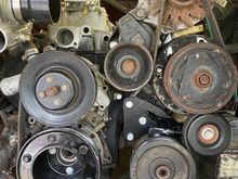 Reassembled the pump and belt.