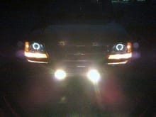 Halos with ( chrome bumper and yellow rally lights which are no longer there aha )