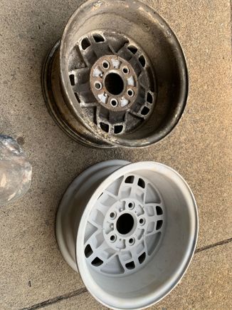 Sandblasting Factory wheels