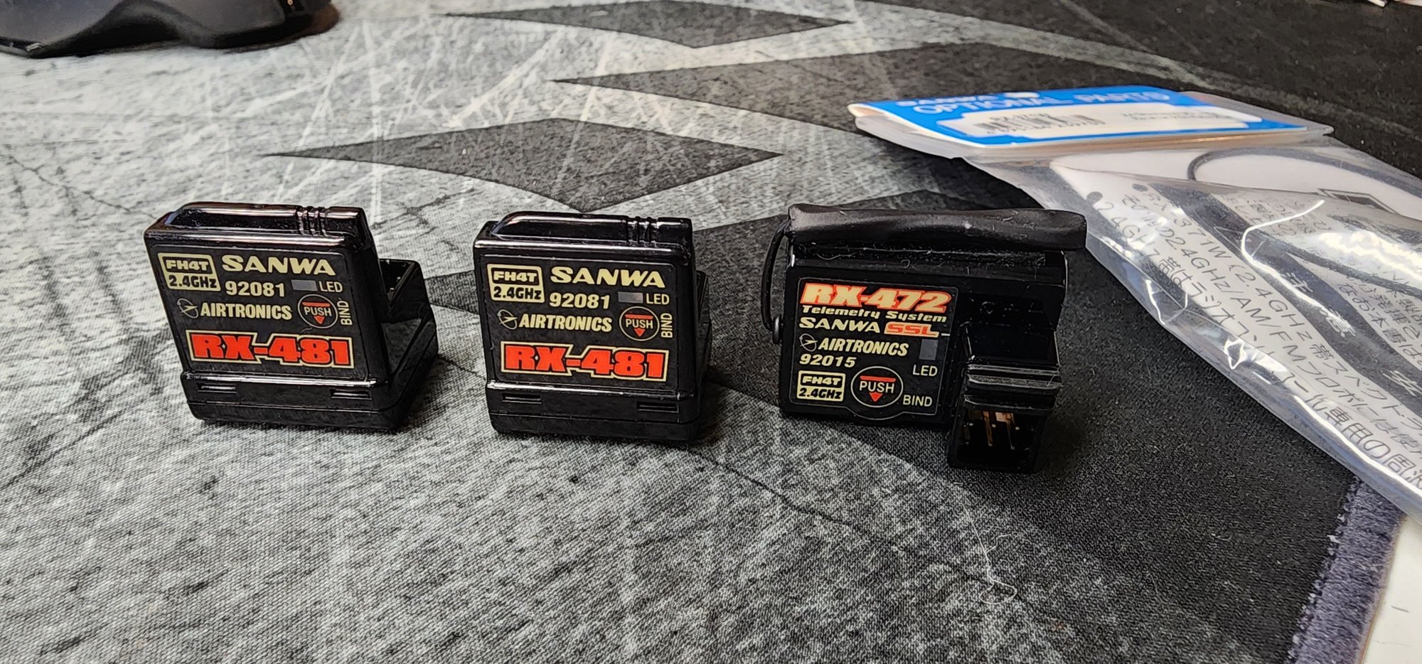 FS: Sanwa Receivers RX-481 x2 - RX-472 Telemetry - RX-371W - R/C