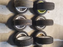 More 2wd and 4wd front buggy tires most 12mm, some 9.8mm