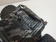 Granite body has some epoxy reinforcement and is a little beat up on the back