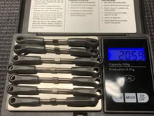 Lunsford Super Duty turnbuckles with 5.5mm ball cups.