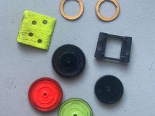 Miscellaneous used spur, gears, rear, pivot block slipper parts