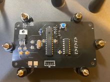 And then the through hole components