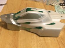 Green on white Drips!