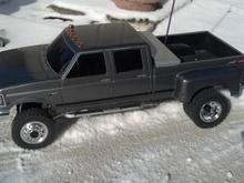 my dually with new set of tires and aluminum rims(fronts only so far)