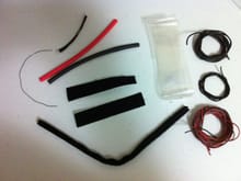 Silicone wires and shrink tubes