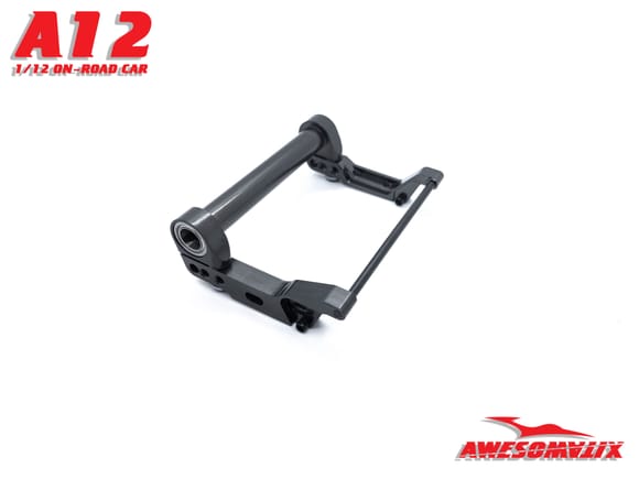The very light, solid circular aluminum rear beam provides exceptional rigidity and a tweak-free opera-tion for the rear pod. This rear beam can be set in a short or long wheelbase position, and shims used under this beam set the desired ride height. 