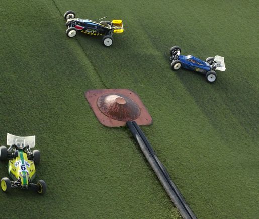 Both existing prototypes in the same race in Wolfsburg. My friend (Yellow green car) finished in 4th place.