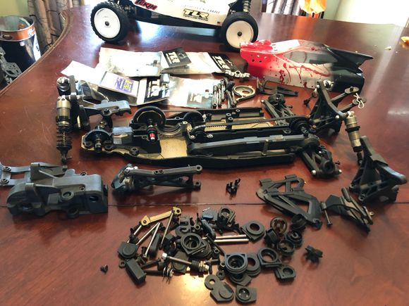 All parts and car that are included.