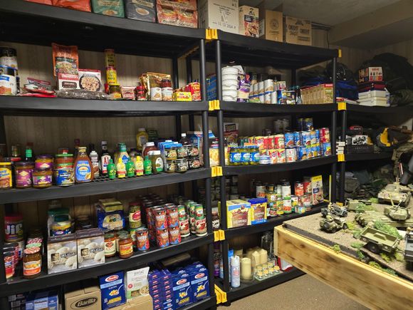 In case we need vittles. 