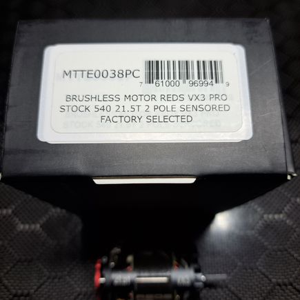 Reds racing VX3 Pro stock Factory selected 21.5T with high torque rotor. Asking price $50 ship.